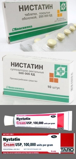 Нистатин для профилактики молочницы с антибиотиком